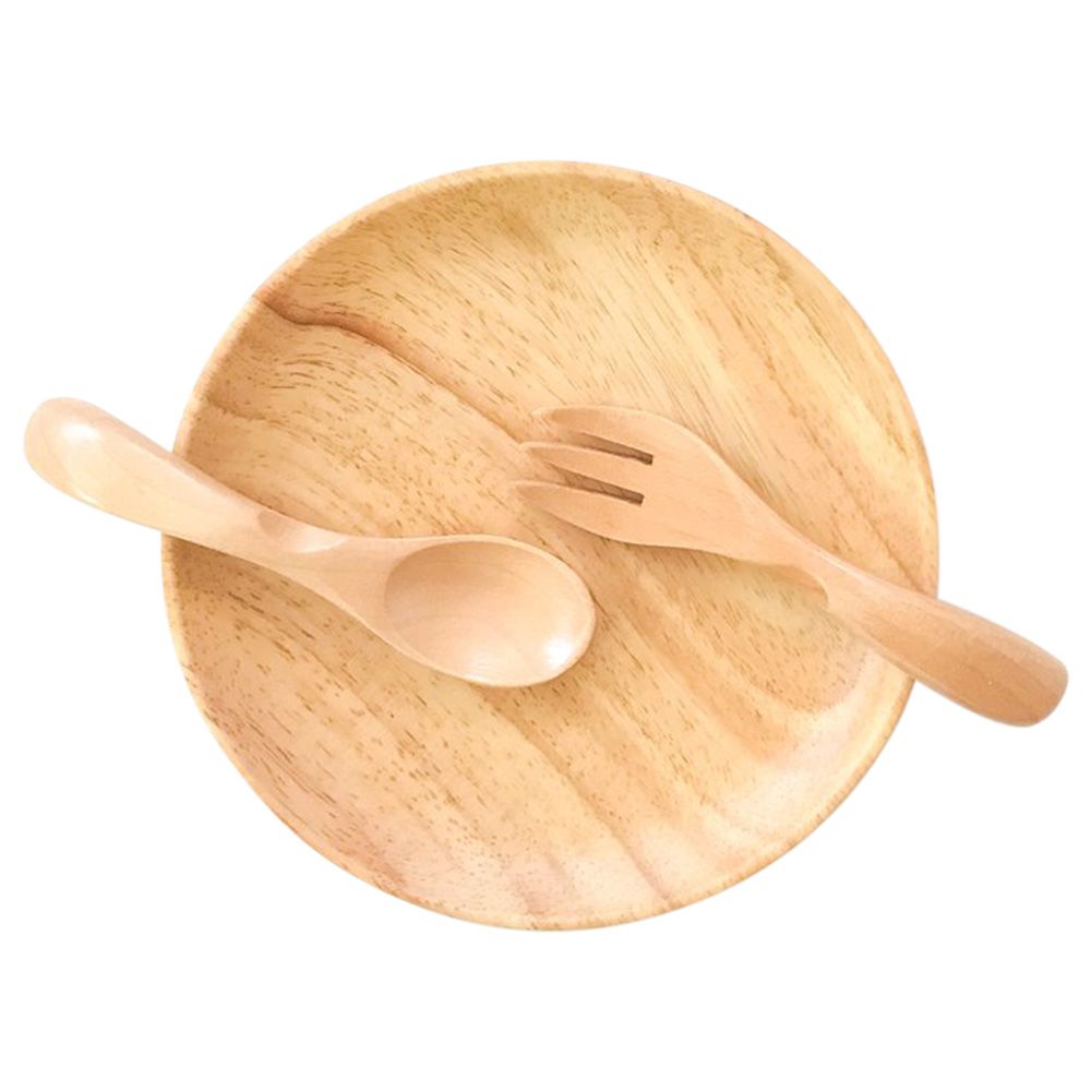 Dove and Dovelet - Eco Wood First Feeding Set