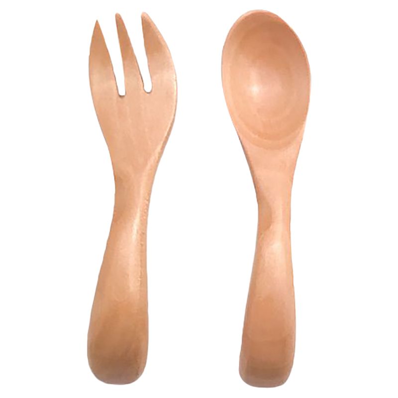 Dove and Dovelet - Eco Wood Baby Cutlery Set