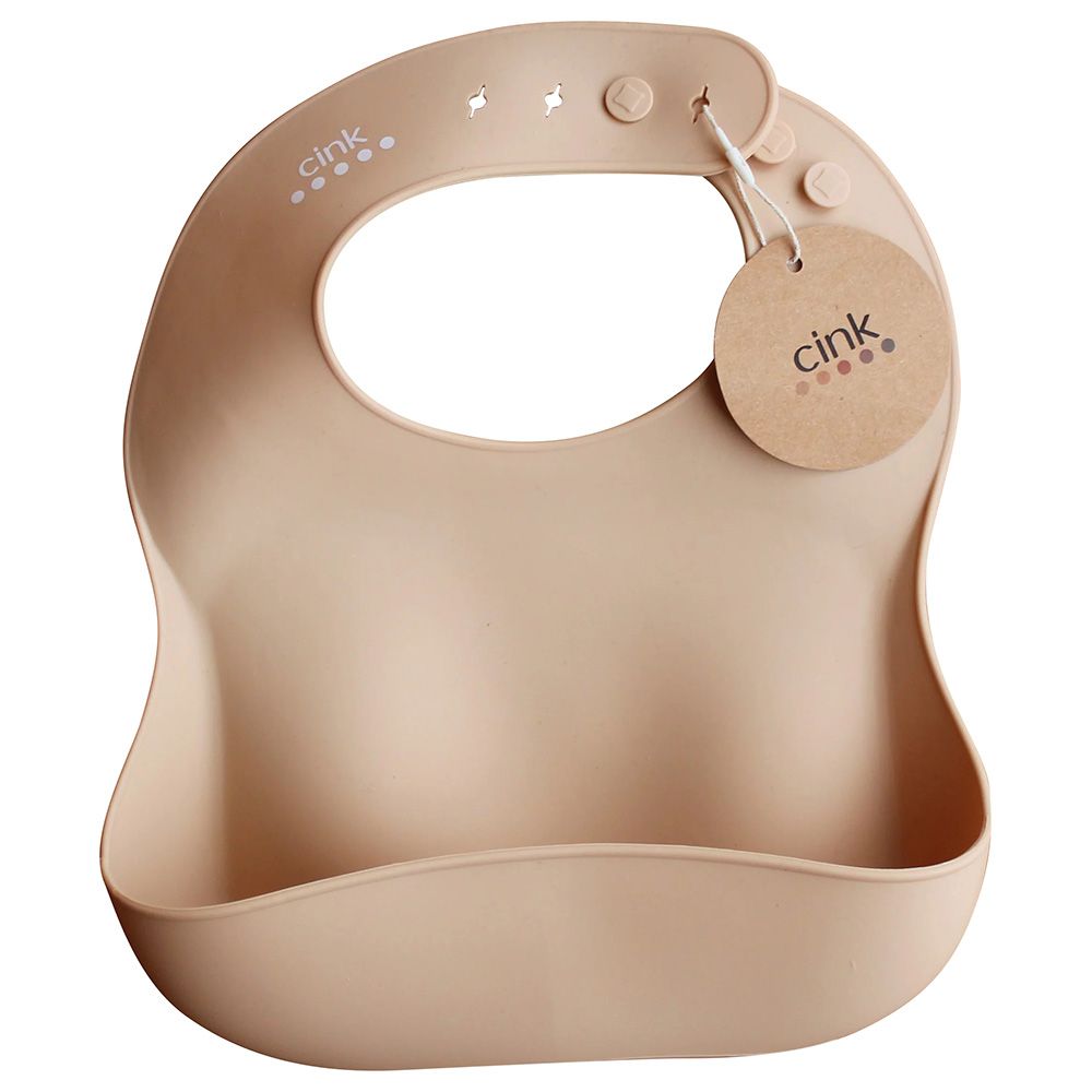 Cink - Soft Silicone Bib - Rye