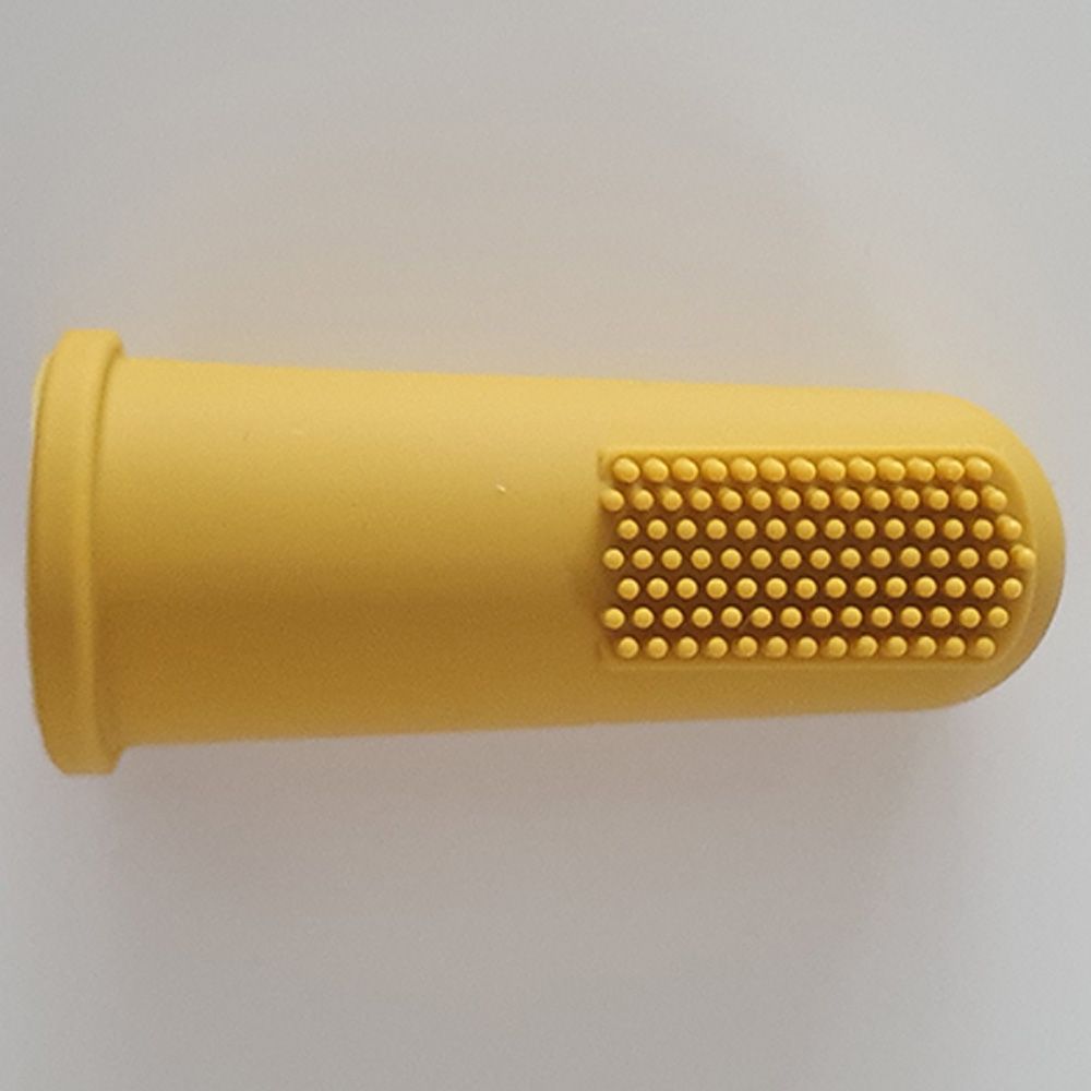 Dove and Dovelet - Silicone Finger Toothbrush - Marigold