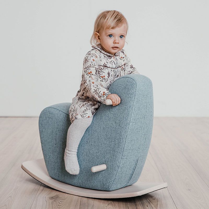 Ooh Noo - Toddler Rocking Horse - Pale Mint