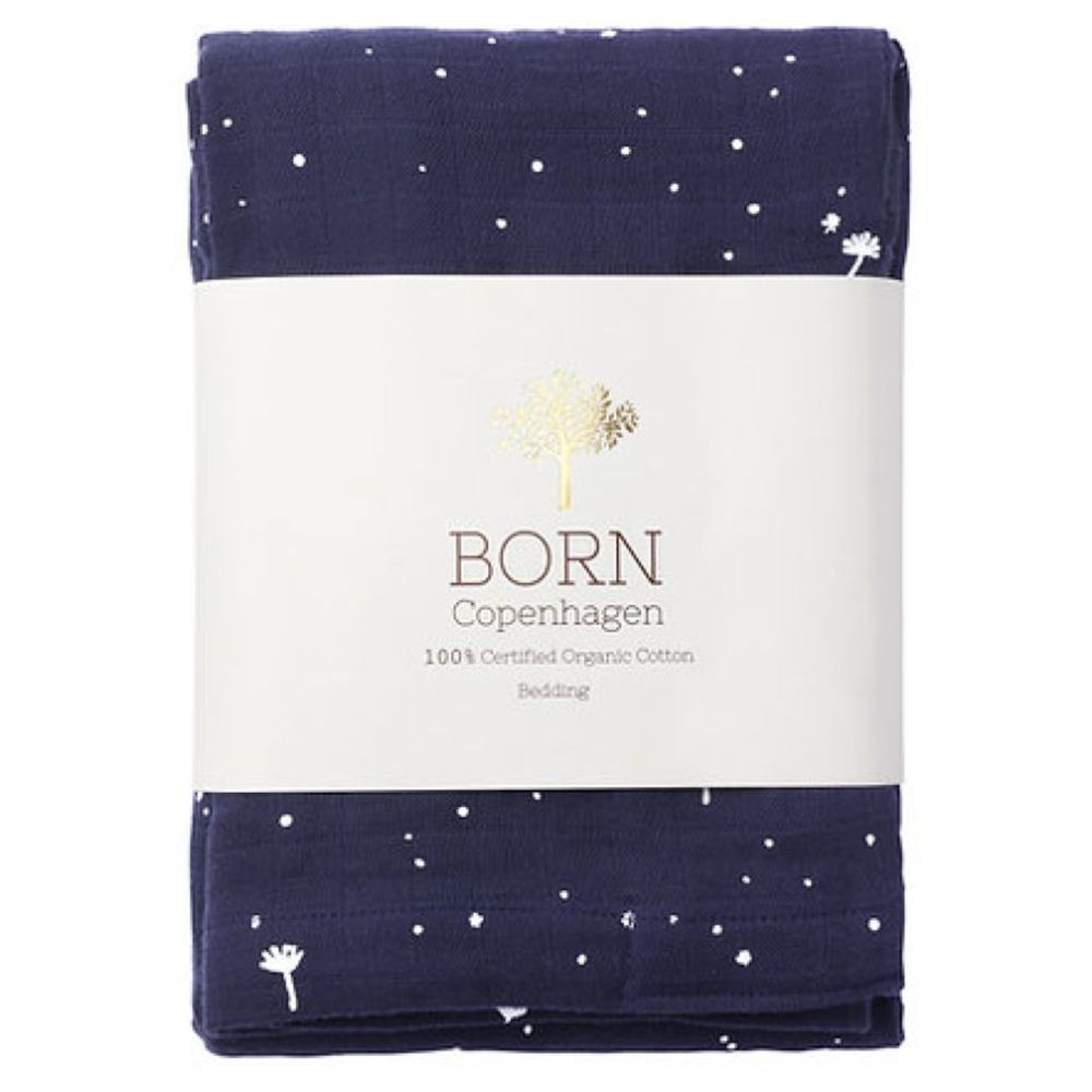 Born Copenhagen - Organic Muslin Junior Bedding - Night Sky