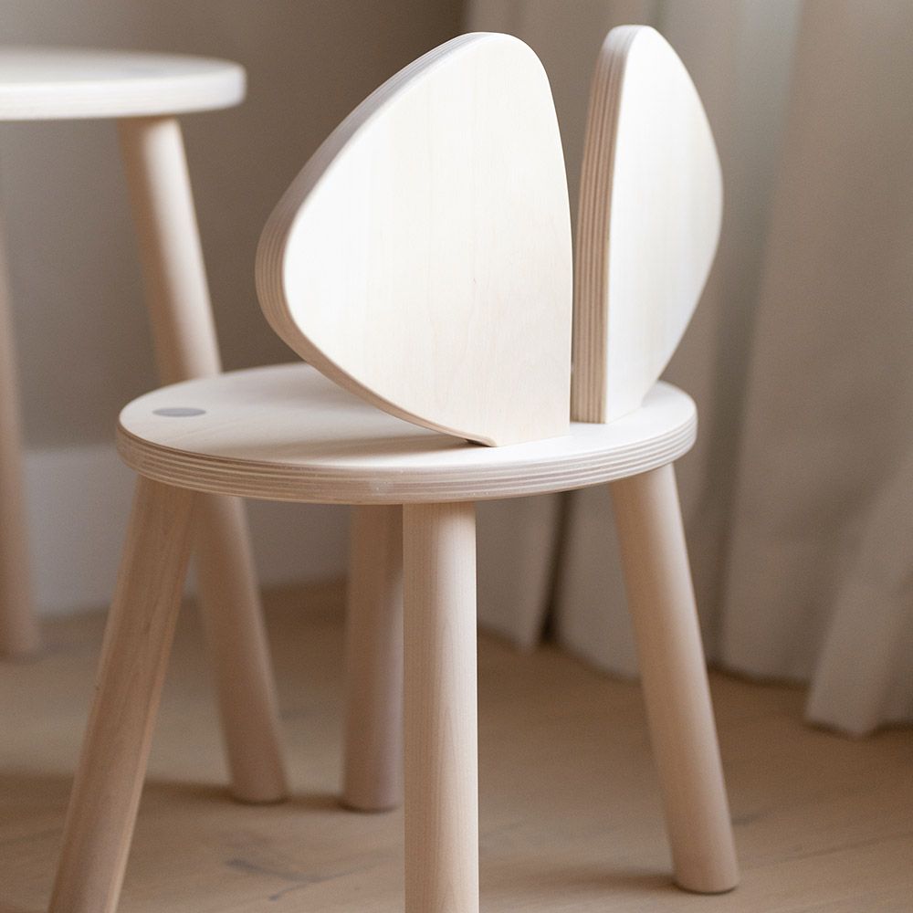 Nofred - Kids Mouse Chair - Birch Natural