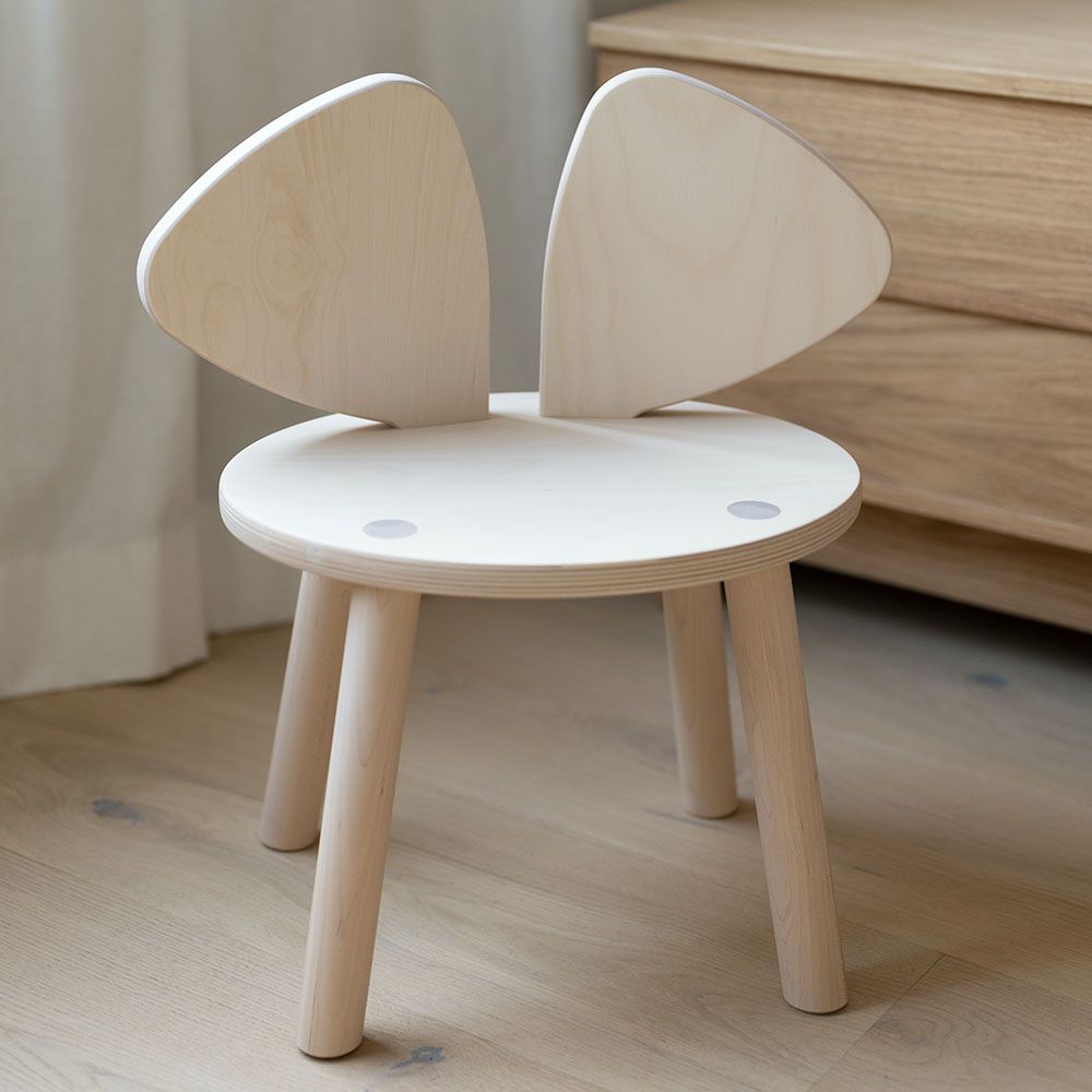 Nofred - Kids Mouse Chair - Birch Natural