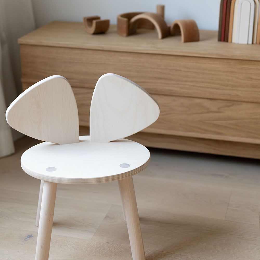 Nofred - Kids Mouse Chair - Birch Natural