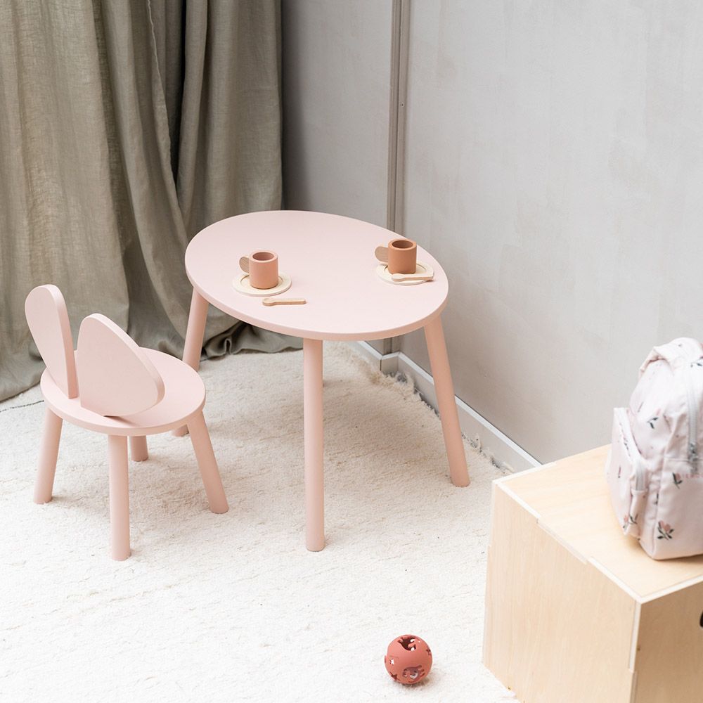 Nofred - Mouse Chair & Table Set - Rosa