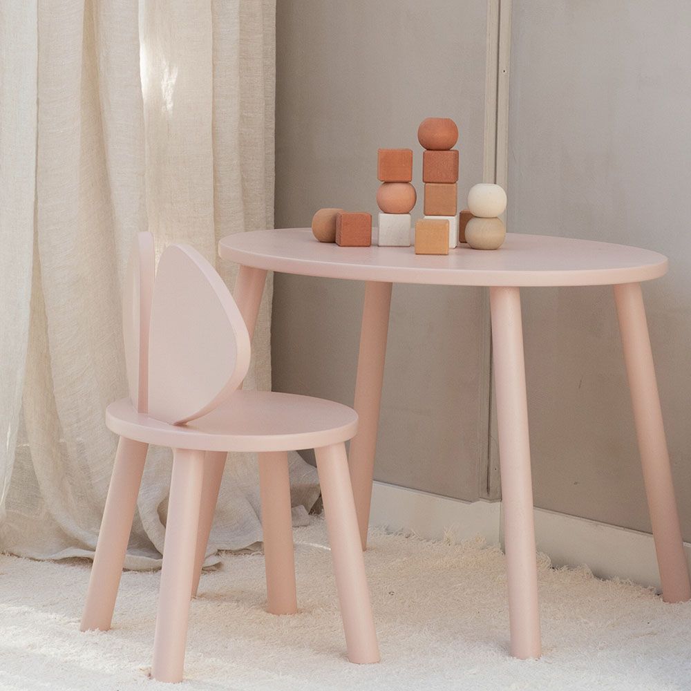 Nofred - Mouse Chair & Table Set - Rosa