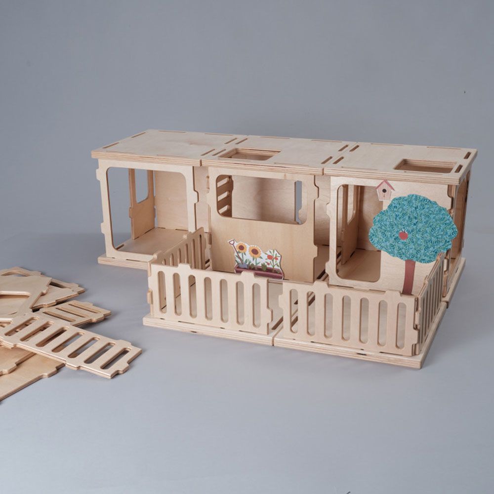 Fabelab - Build Basic Kit - FSC Wood Toy