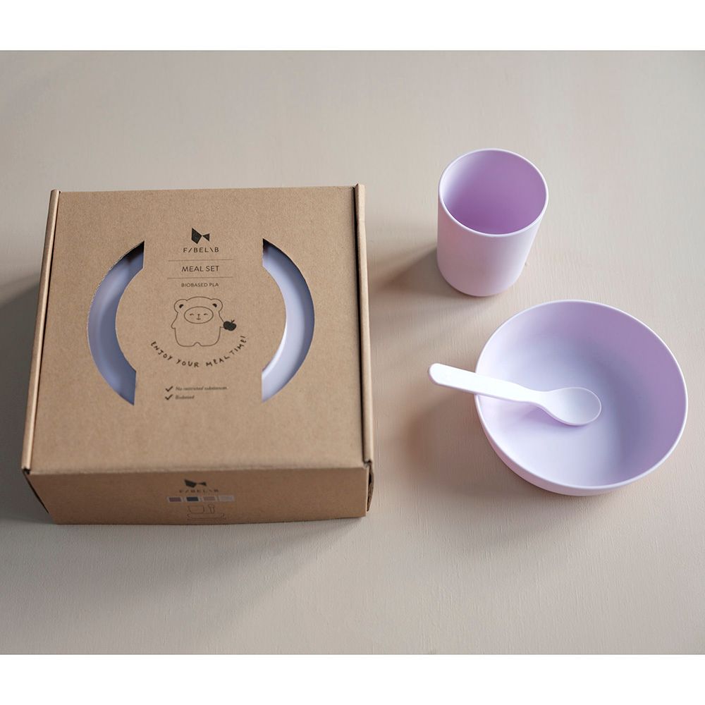 Fabelab - Meal Set Bio Pla - Lilac