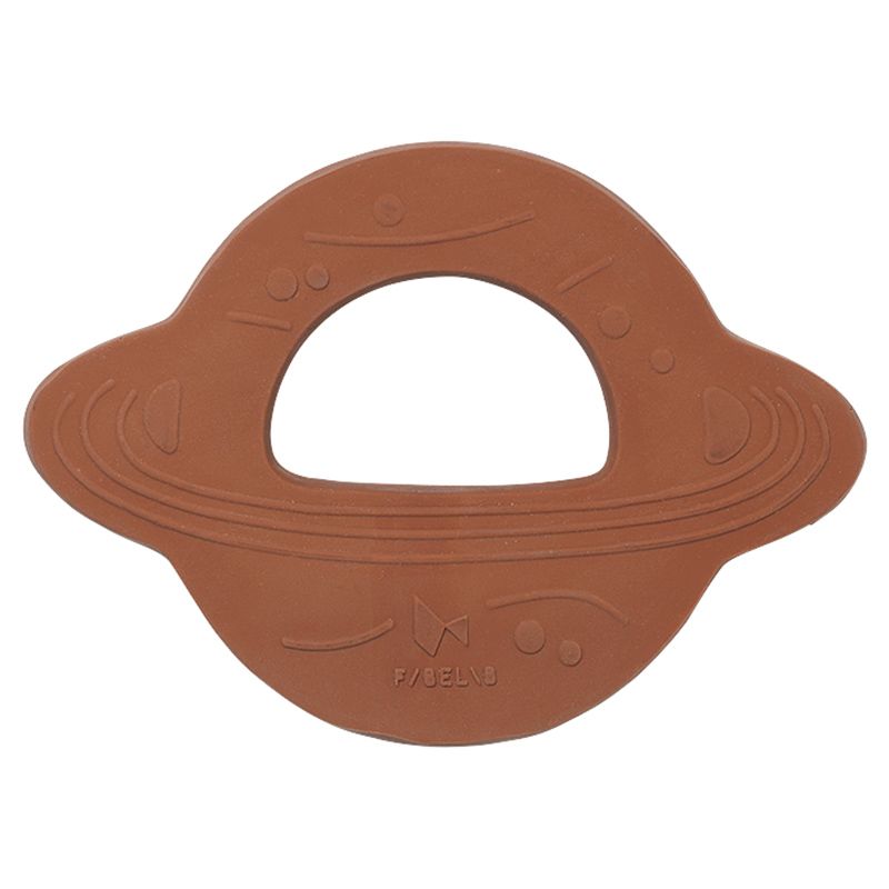 Fabelab - Natural Rubber Teether - Planet - Cinnamon