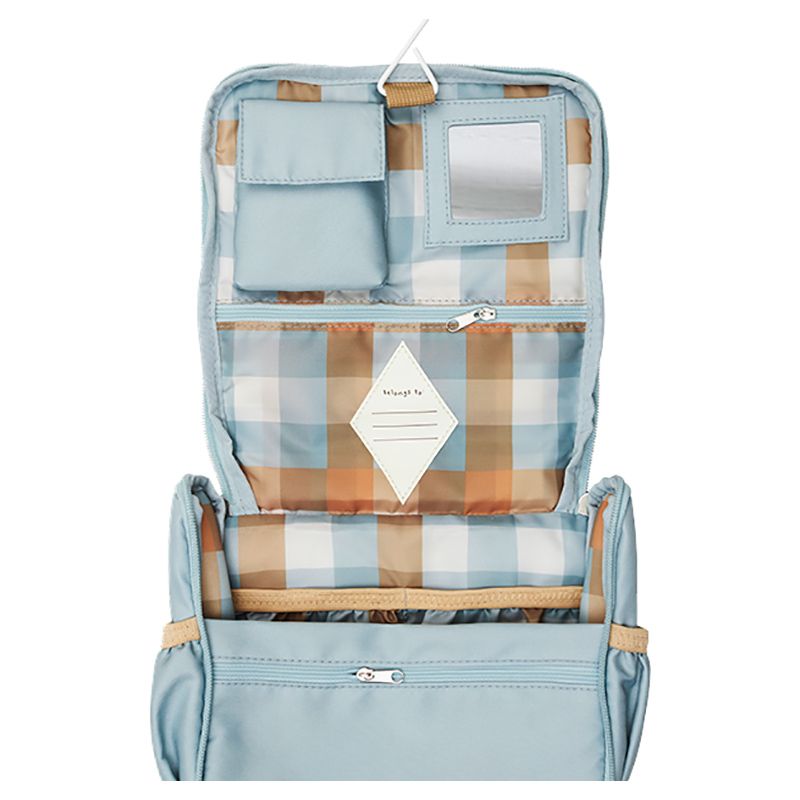 Fabelab - Eco Toiletry Bag w/ Hanger - Blue