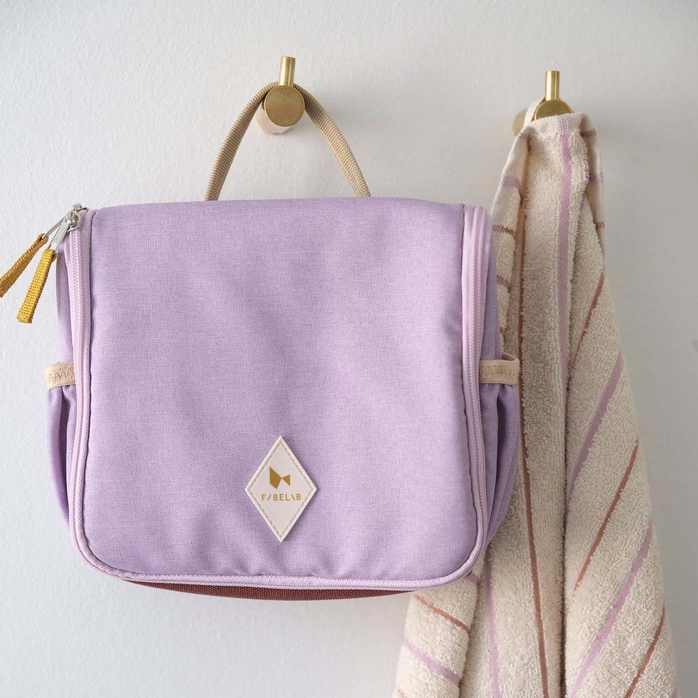 Fabelab - Eco Toiletry Bag w/ Hanger - Lilac