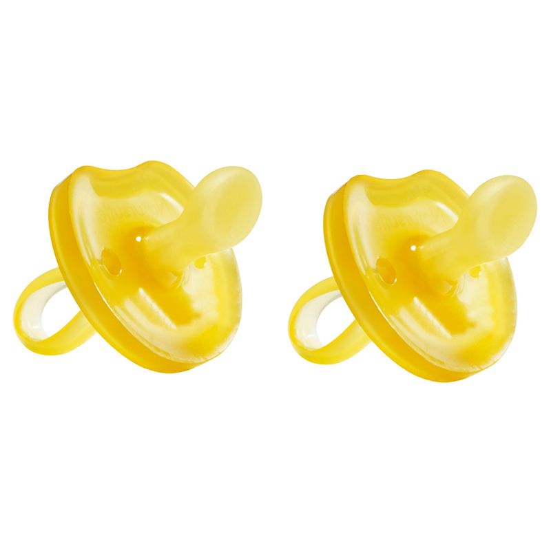 Natursutten - Butterfly Orthodontic Natural Rubber Pacifier - Pack of 2 - S  - 0-6M