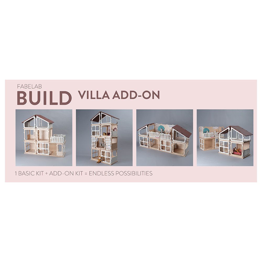 Fabelab - Villa Complete Building Set - FSC Wood Toy