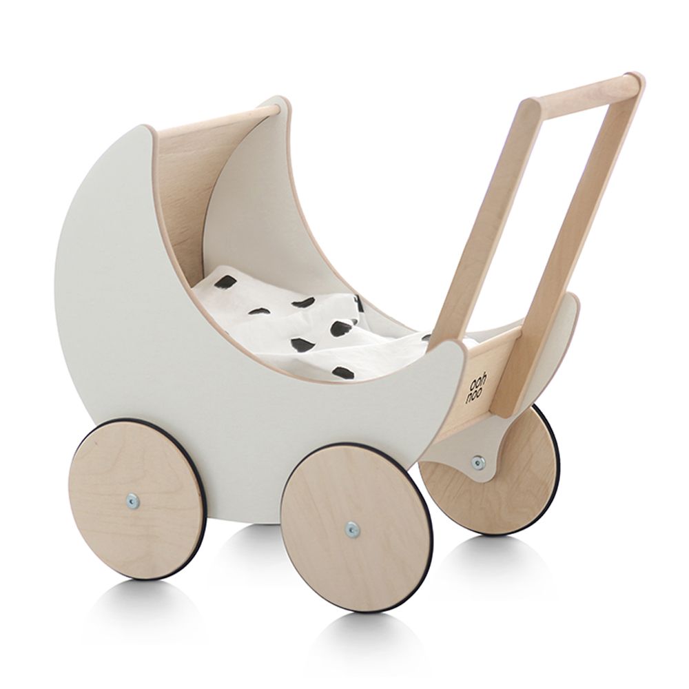 Ooh Noo - Toy Pram - White