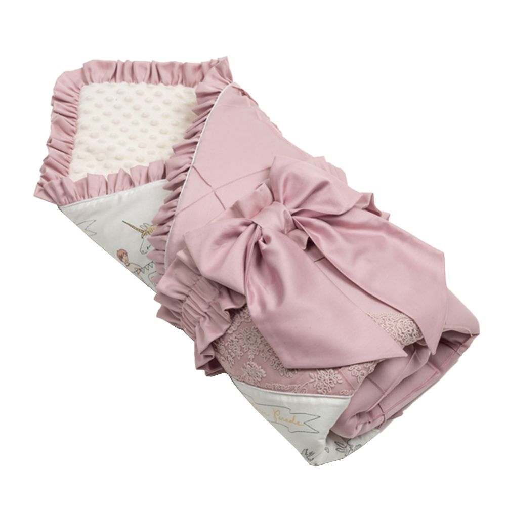 Monnet Baby - Pink Lace Magic Parade Newborn Bedding Set