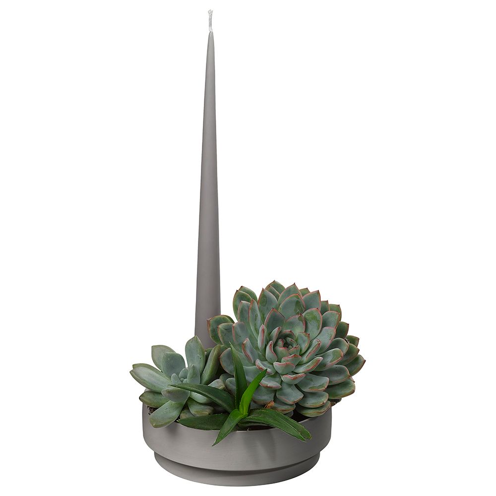 Aery - Orbital Step Candle Holder - Grey - M