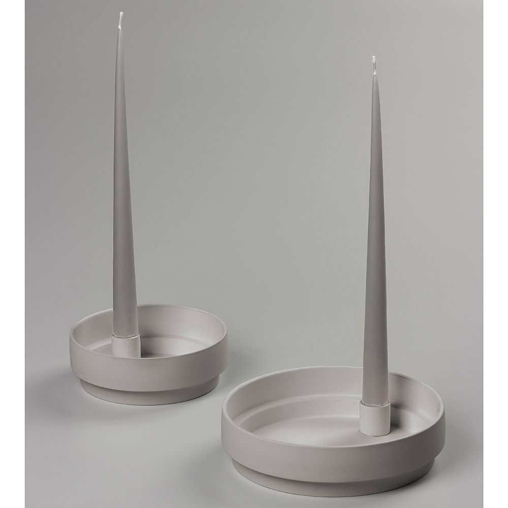 Aery - Orbital Step Candle Holder - Grey - M