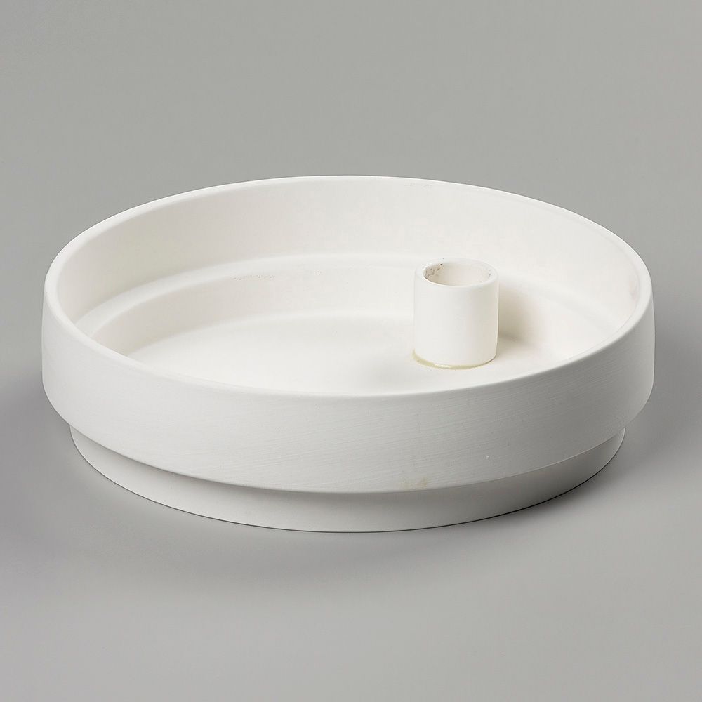 Aery - Orbital Step Candle Holder - White - L