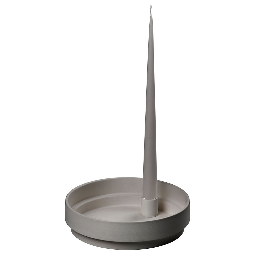 Aery - Orbital Step Candle Holder - Grey - L