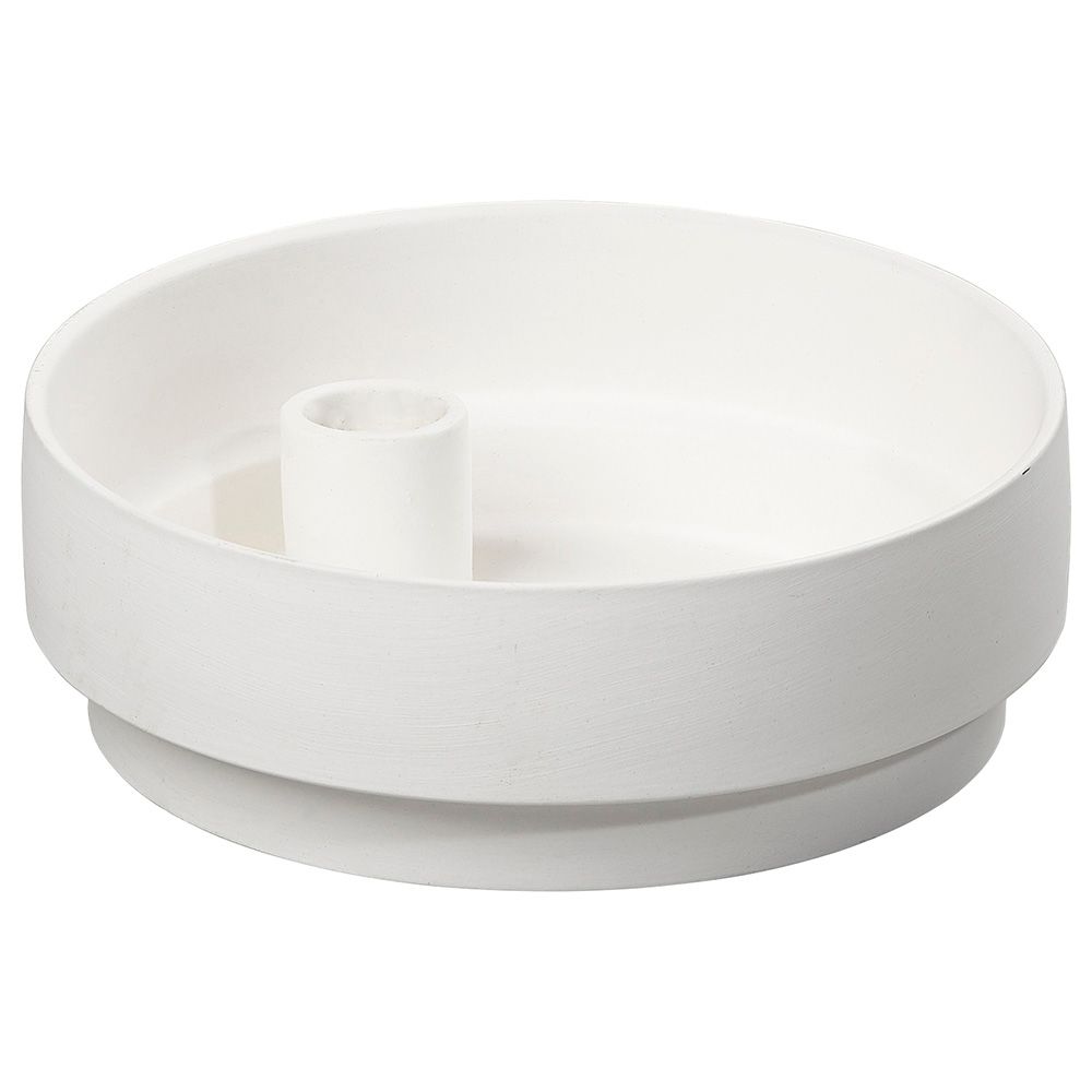 Aery - Orbital Step Candle Holder - White - M