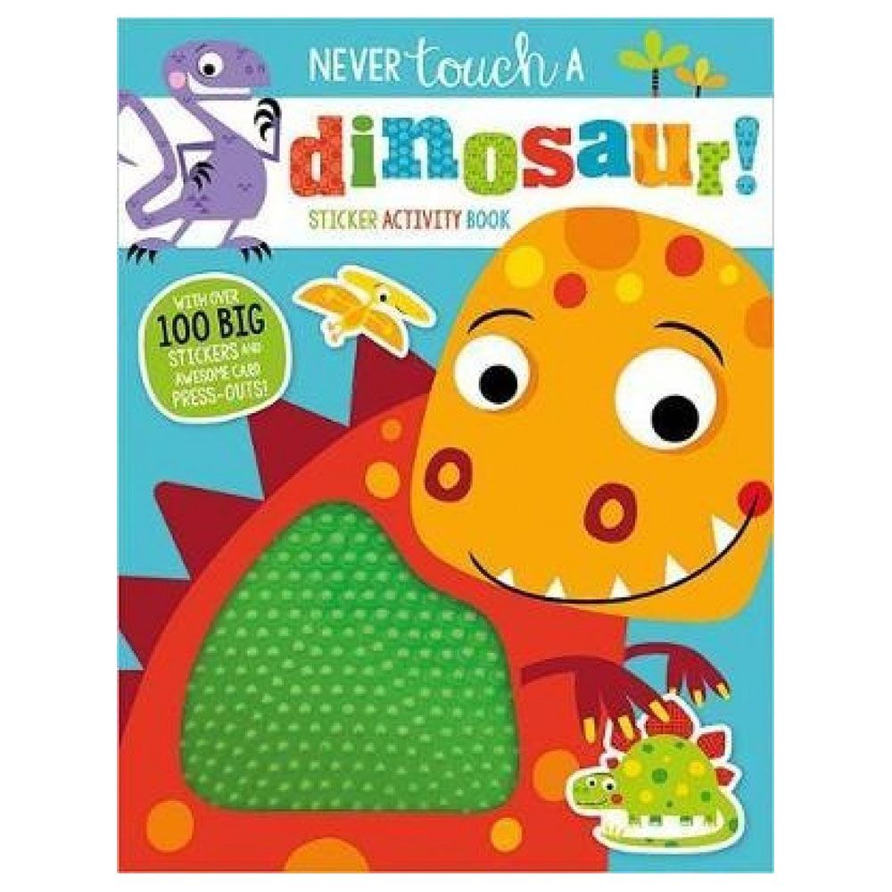 Make Believe Ideas - Sticker Activity Book Never Touch A Dinosaur!