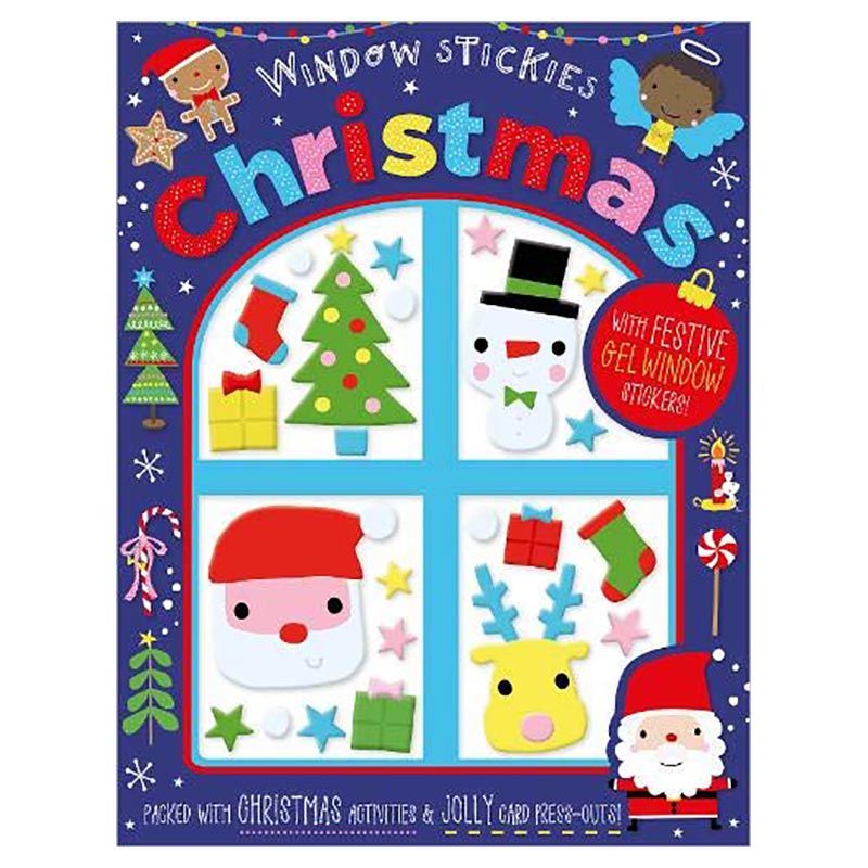 ميك بيليف آيدياز-  كتاب الأنشطة Window Stickies Christmas