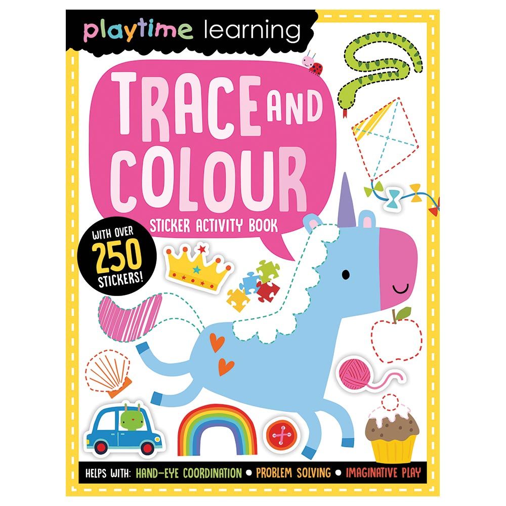 ميك بيليف آيدياز-  كتاب Playtime Learning Trace And Colour