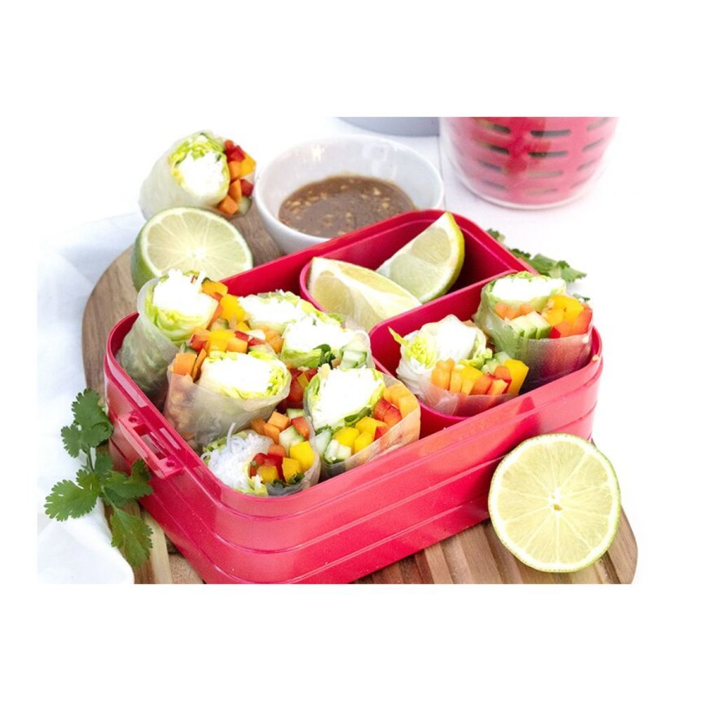 Mepal - Take A Break Midi Bento Lunch Box W/ Fork - Nordic Blue