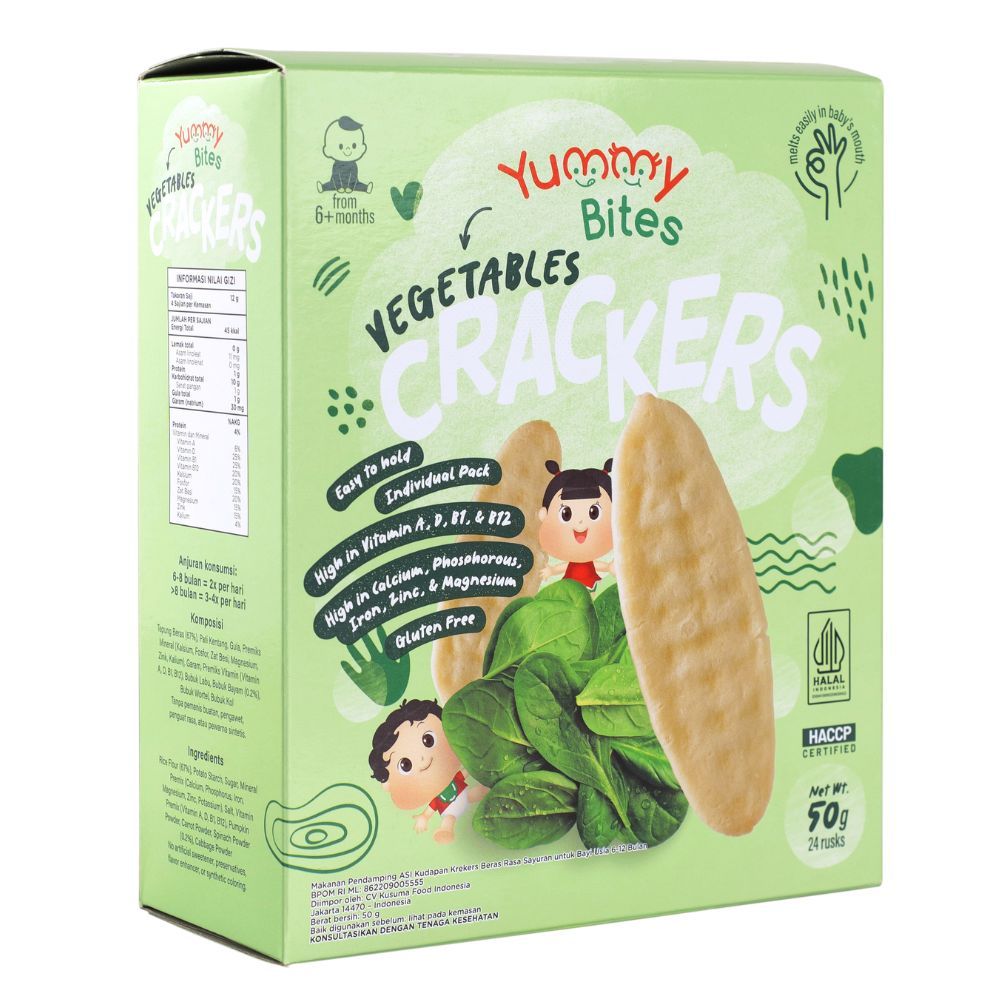 Yummy Bites - Rice Cracker Vegetable Flavor - 50g