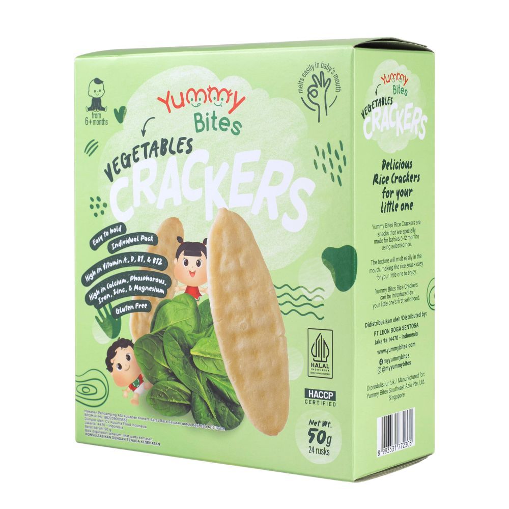 Yummy Bites - Rice Cracker Vegetable Flavor - 50g