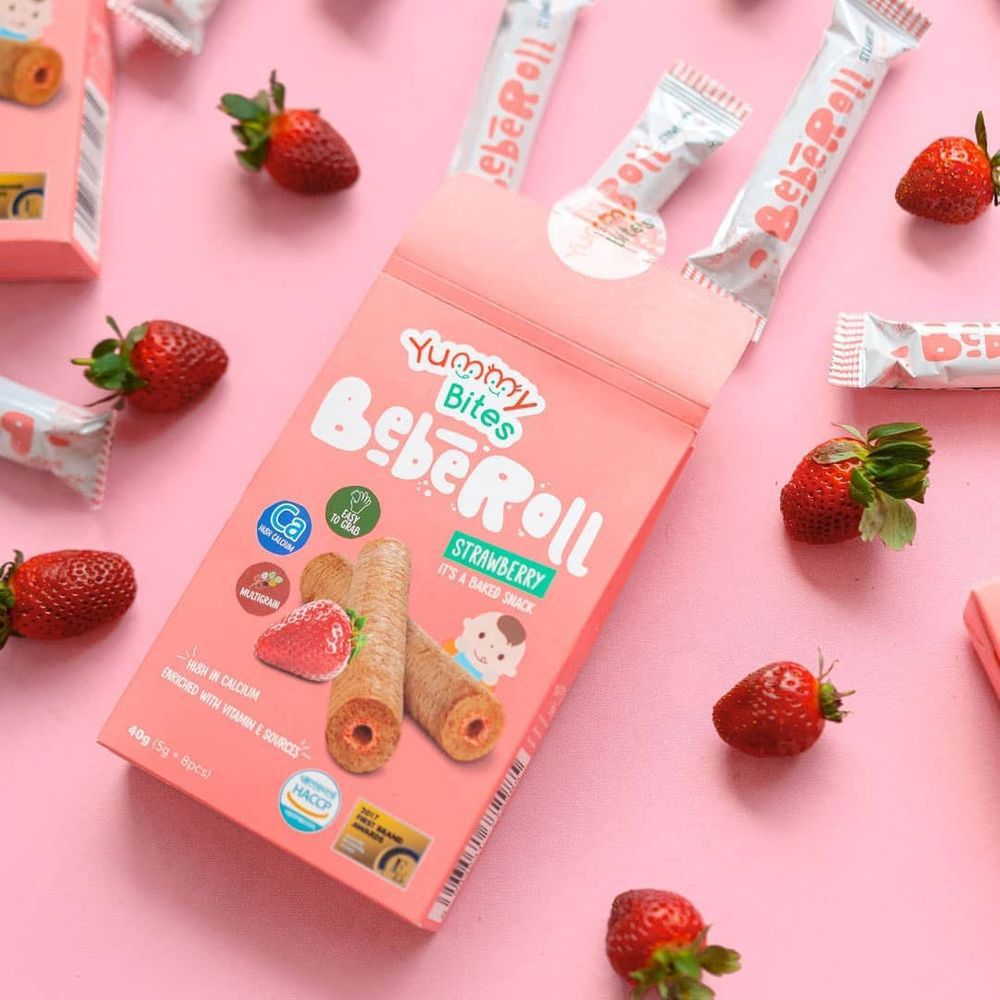 Yummy Bites - Beberoll Strawberry Flavor - 40g