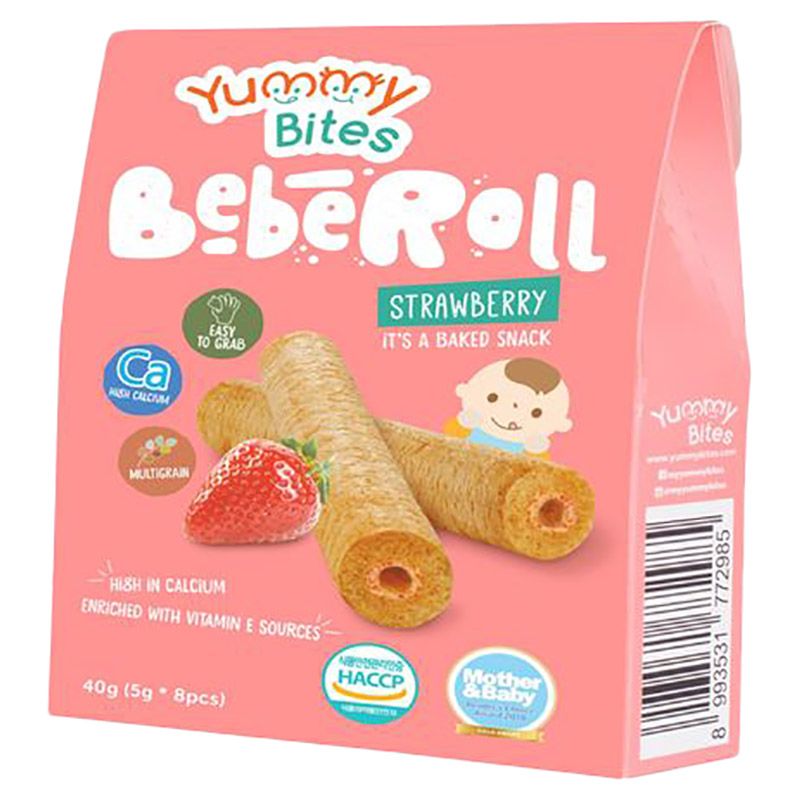 Yummy Bites - Beberoll Strawberry Flavor - 40g