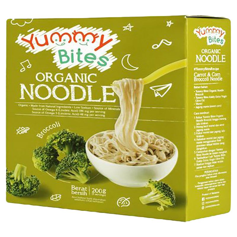 Yummy Bites - Organic Noodle Broccoli Flavor - 200g