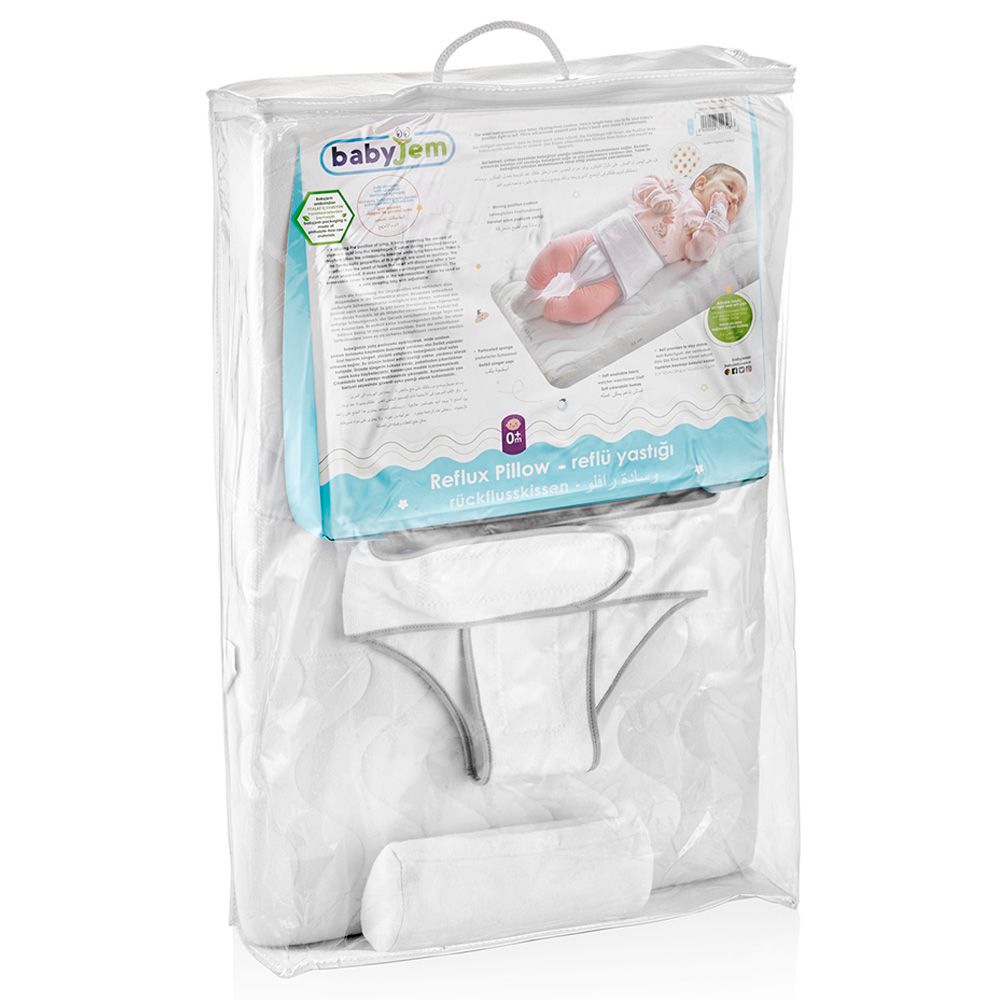 Babyjem - Baby Reflux Pillow - 0m - White