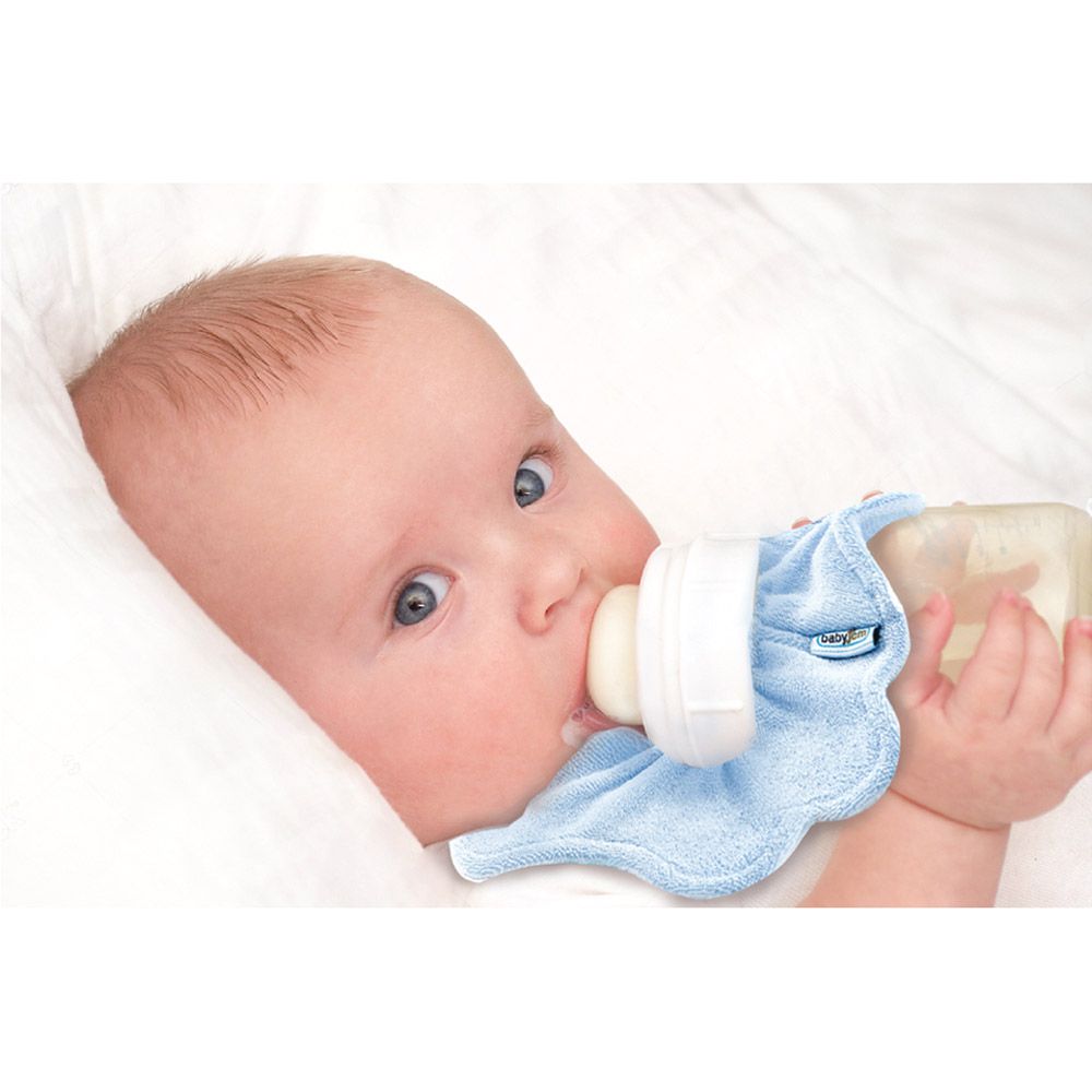 Babyjem - Baby Bottle Bib - Blue