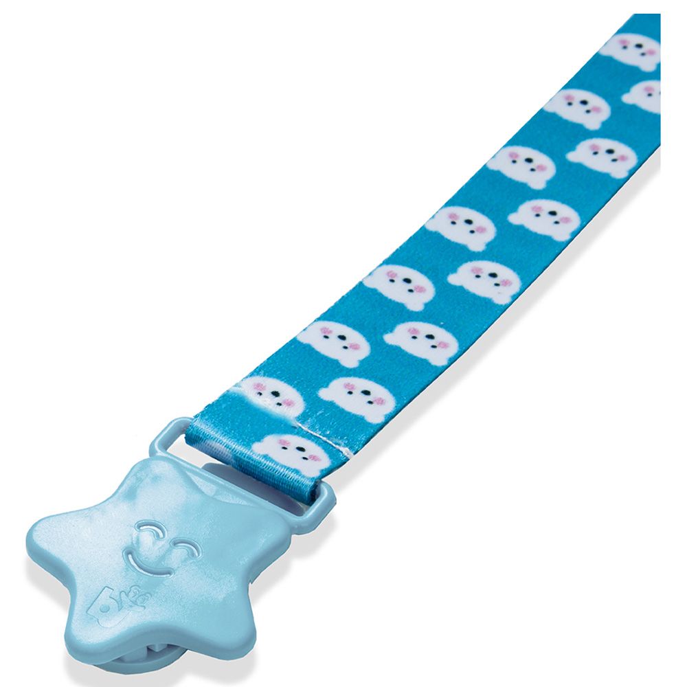 Babyjem - Printed Pacifier Holder - Blue