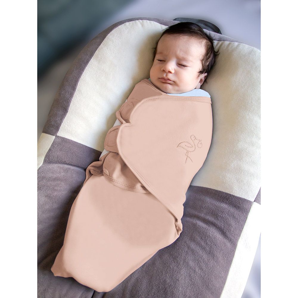 Babyjem - Baby Cotton Swaddle - Salmon