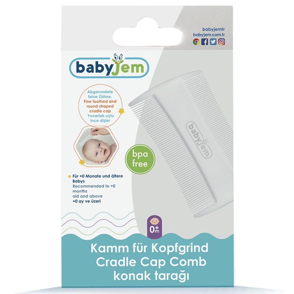 Babyjem - Baby Fine Toothed Comb