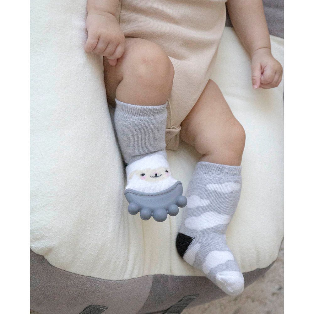 Babyjem - Teether Sock - Grey