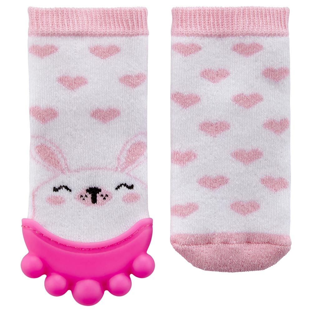 Babyjem - Teether Sock - Pink