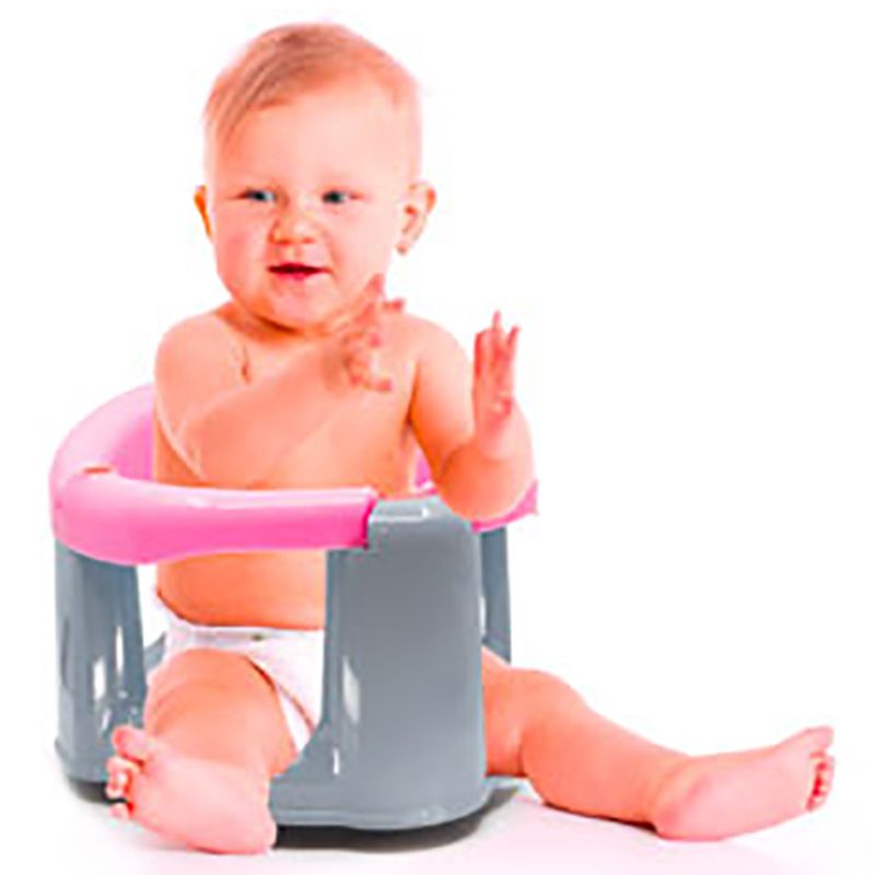 Babyjem - Anti-Slip Baby Bath & Feeding Seat - Pink