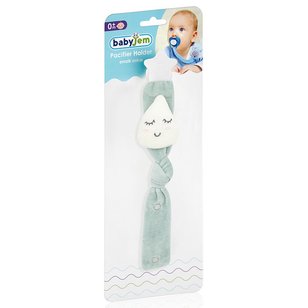 Babyjem - Soother Holder Drop - Green