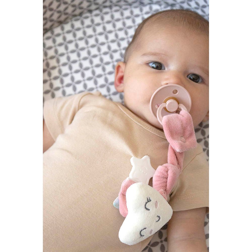 Babyjem - Soother Holder Heart - Rose