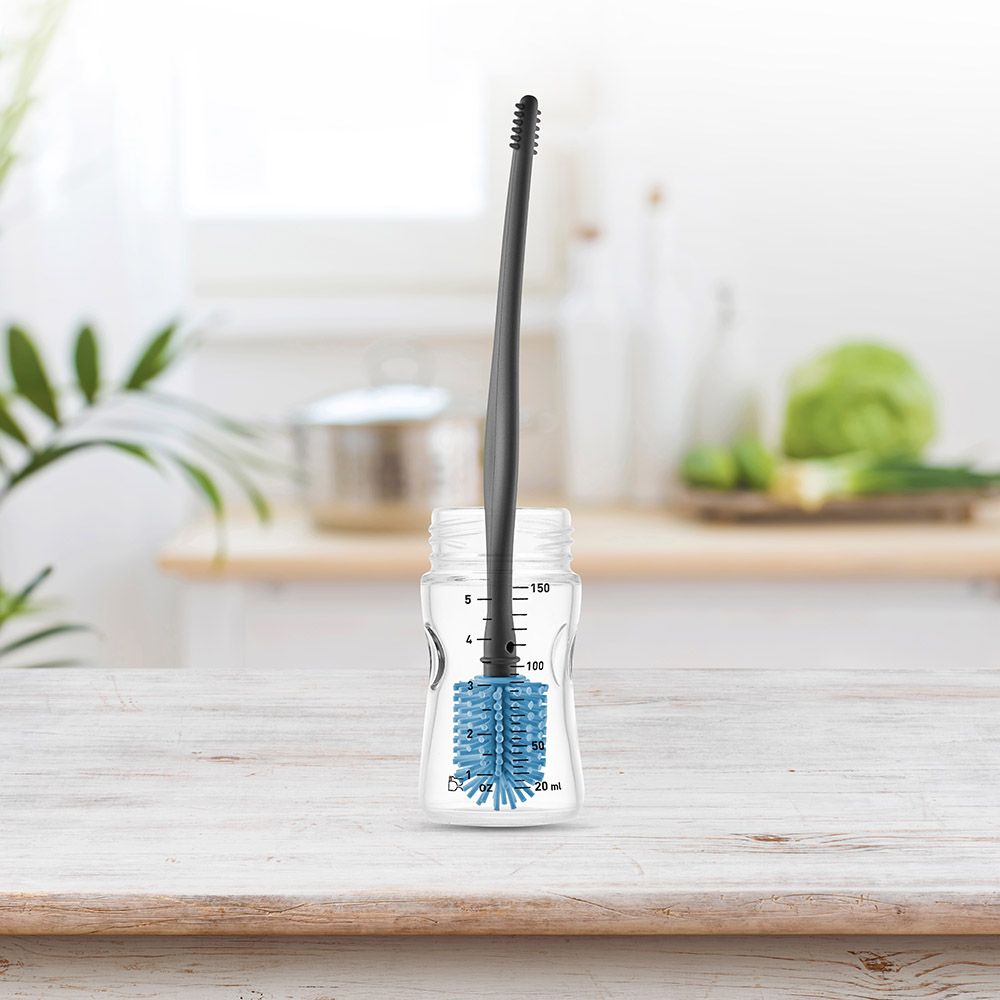 Babyjem - Bottle & Nipple Cleaning Brush - Blue