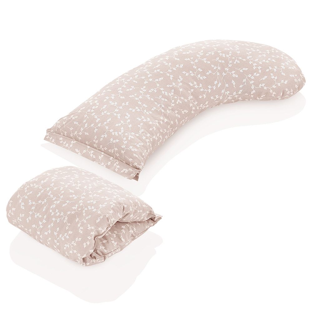 Babyjem - Head Supported Breastfeeding Cushion Flower - Salmon