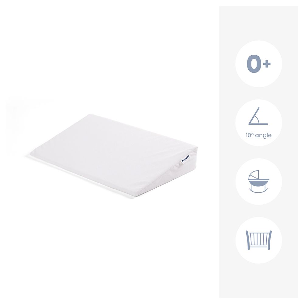 Doomoo - Basics Rest Easy Baby Sleep Positioner - White - L