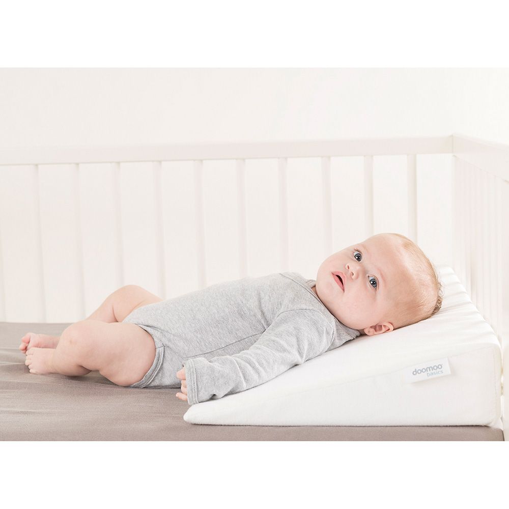 Doomoo - Basics Rest Easy Baby Sleep Positioner - White - L