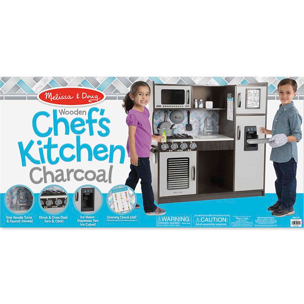 Melissa & Doug - Chef's Kitchen - Charcoal