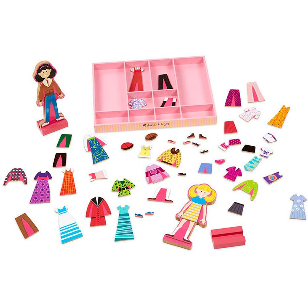 Melissa & Doug - Abby & Emma Magnetic Dress-Up